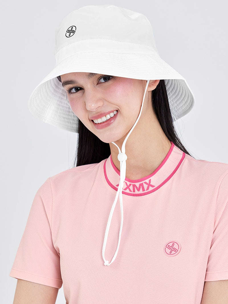 X圓標簡約抽繩設計漁夫帽｜共5色｜XGUCP06J0