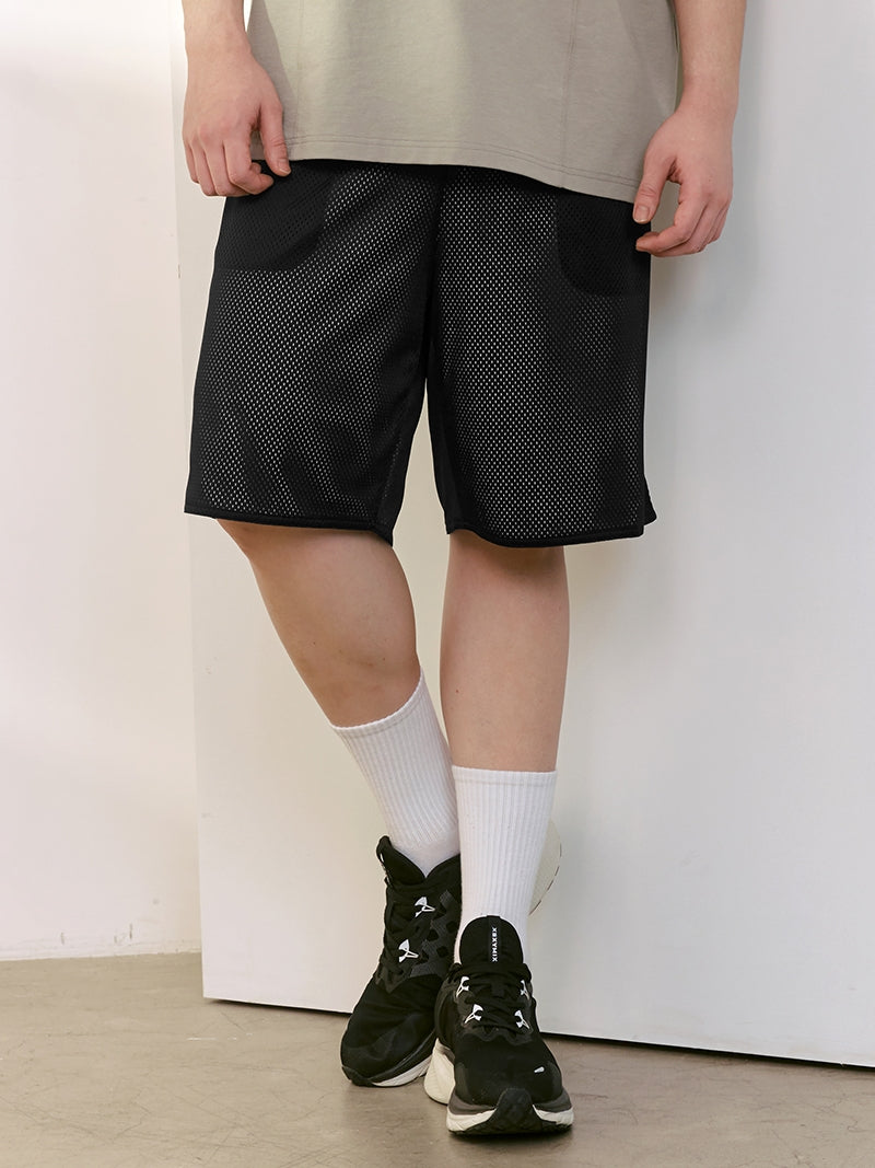 Men’s 迷彩翻轉兩穿短褲｜黑色-迷彩色 Black & Military｜XMK2PS1103