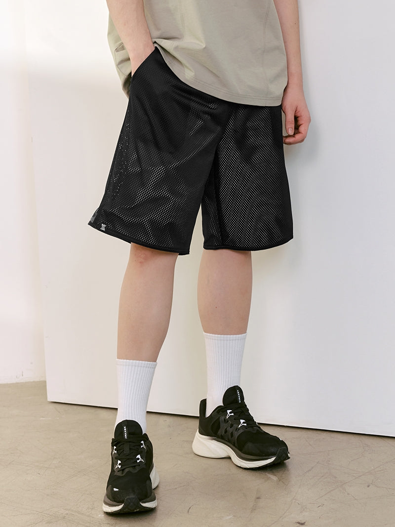 Men’s 迷彩翻轉兩穿短褲｜黑色-迷彩色 Black & Military｜XMK2PS1103
