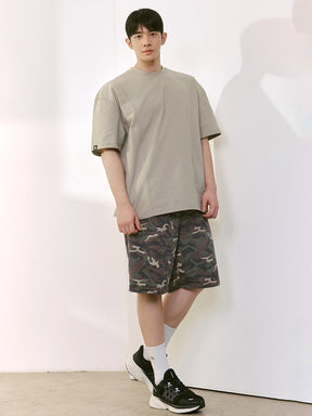 Men’s 迷彩翻轉兩穿短褲｜黑色-迷彩色 Black & Military｜XMK2PS1103