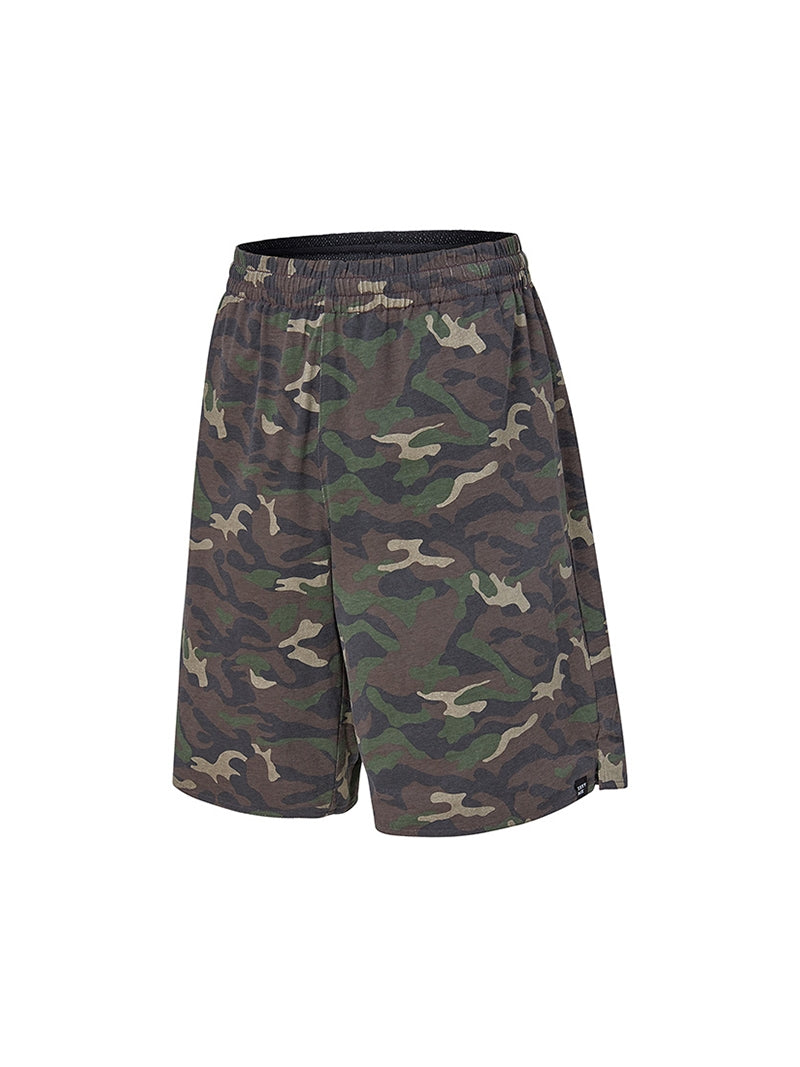 Men’s 迷彩翻轉兩穿短褲｜黑色-迷彩色 Black & Military｜XMK2PS1103