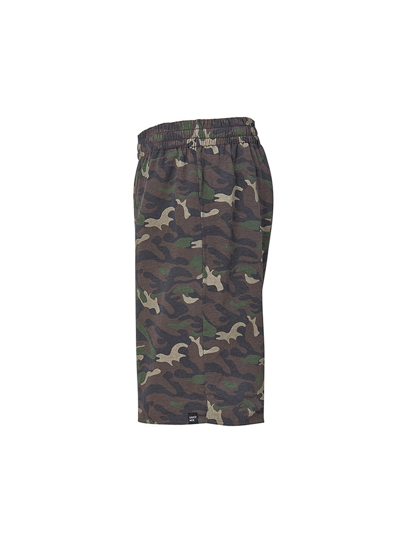 Men’s 迷彩翻轉兩穿短褲｜黑色-迷彩色 Black & Military｜XMK2PS1103