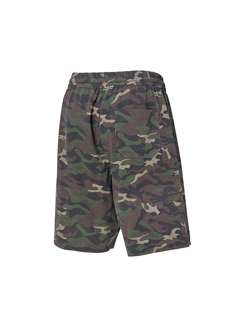 Men’s 迷彩翻轉兩穿短褲｜黑色-迷彩色 Black & Military｜XMK2PS1103