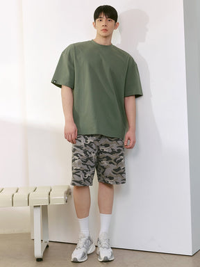 Men’s 迷彩翻轉兩穿短褲｜黑色-迷彩色 Black & Military｜XMK2PS1103