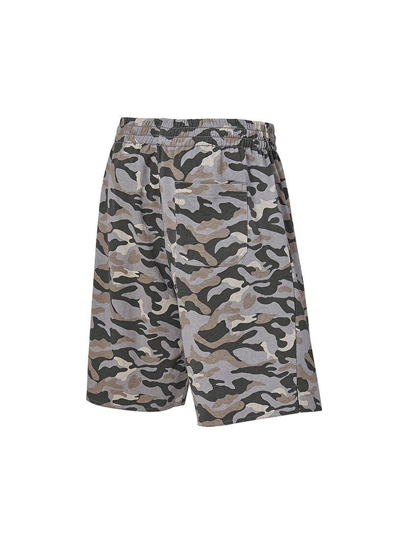 Men’s 迷彩翻轉兩穿短褲｜黑色-迷彩色 Black & Military｜XMK2PS1103