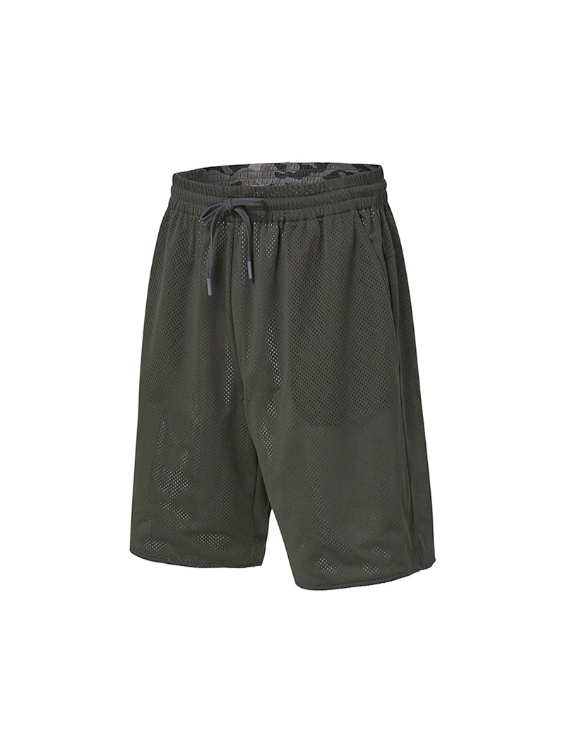 Men’s 迷彩翻轉兩穿短褲｜黑色-迷彩色 Black & Military｜XMK2PS1103