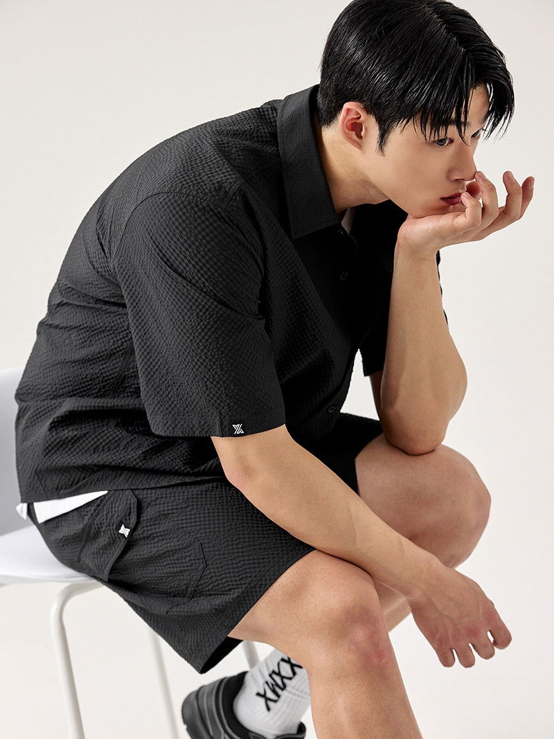 Men's 泡泡紗基本款短褲｜共2色｜XMK2PS1104