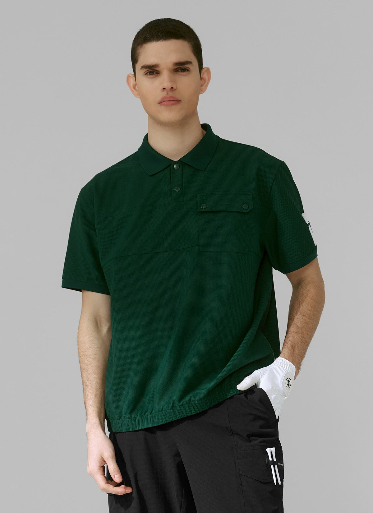Men's 泡泡紗彈力POLO短袖上衣｜共3色｜XMK2QS1203