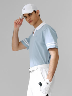 Men's V字POLO領珠地棉短袖上衣｜共3色｜XMK2QS1204