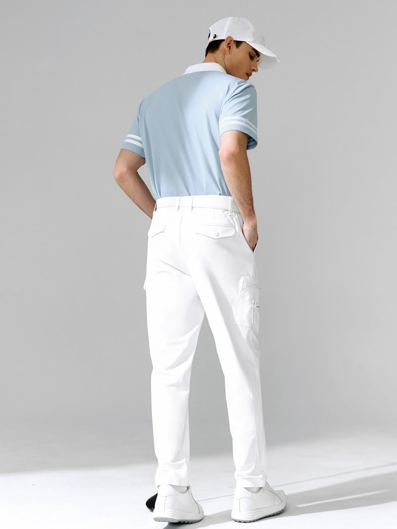 Men's V字POLO領珠地棉短袖上衣｜共3色｜XMK2QS1204