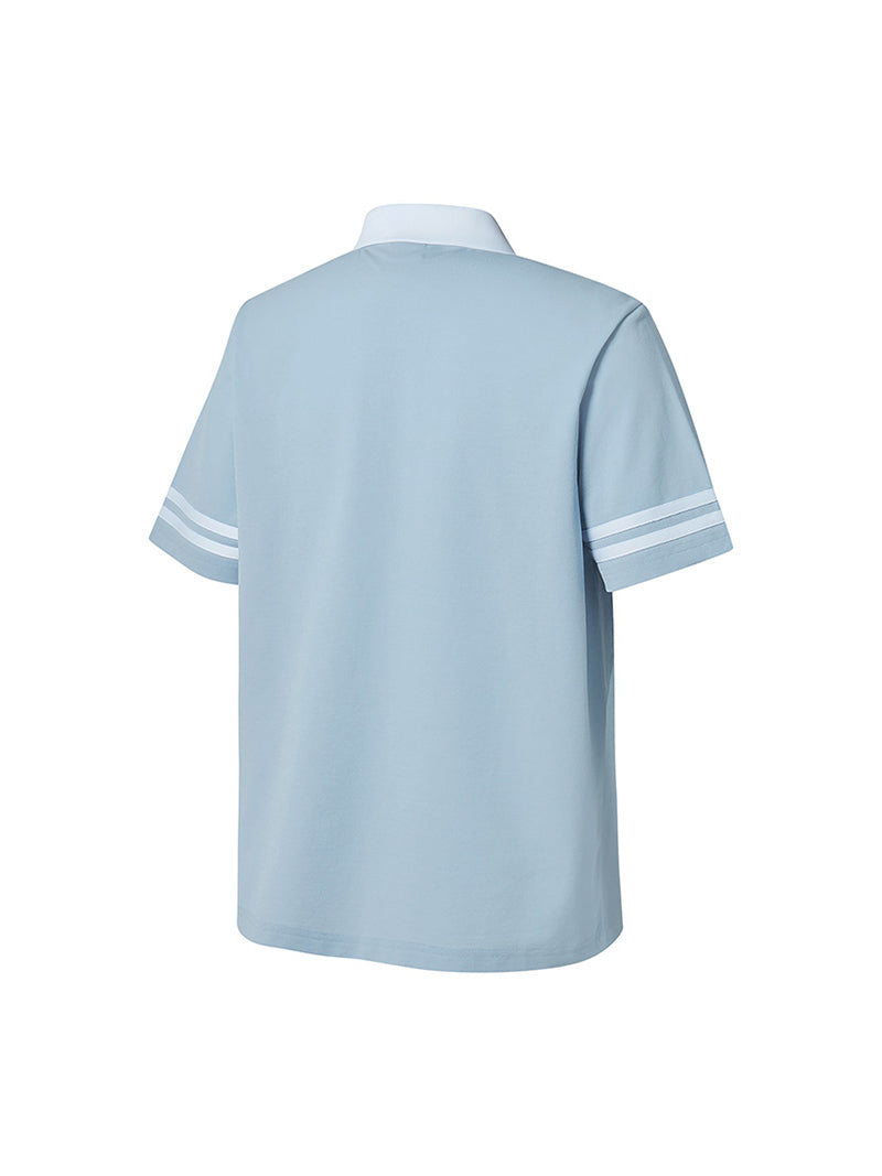 Men's V字POLO領珠地棉短袖上衣｜共3色｜XMK2QS1204