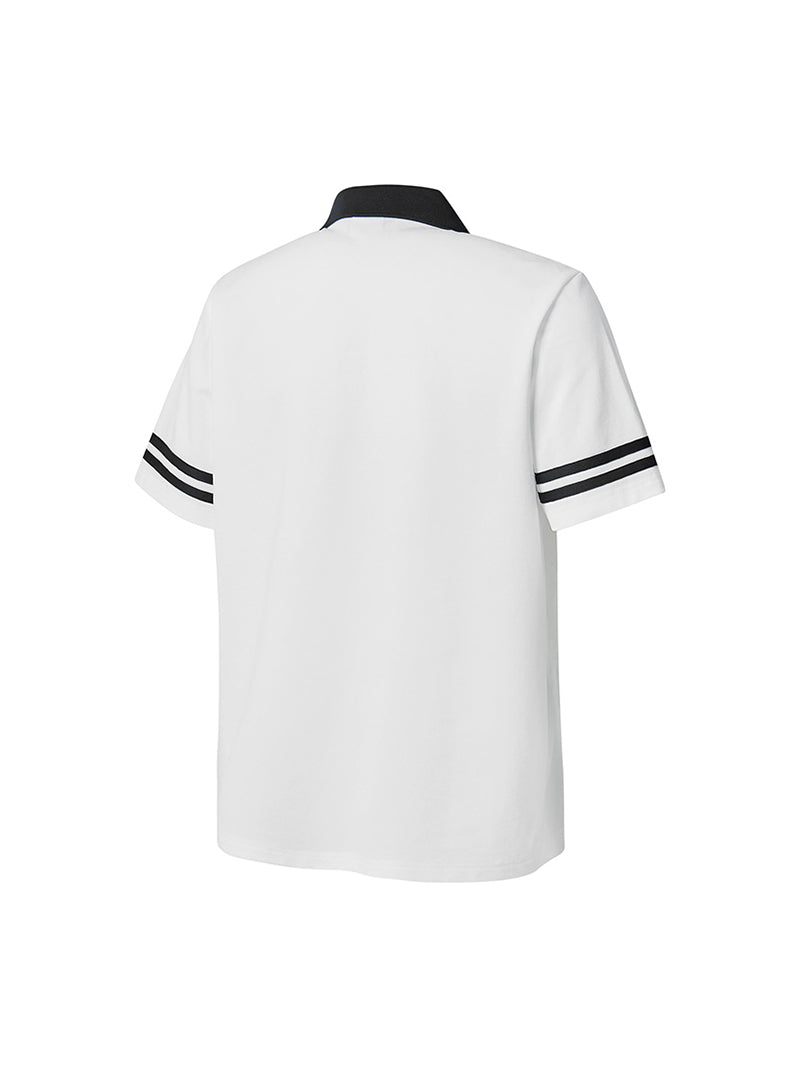 Men's V字POLO領珠地棉短袖上衣｜共3色｜XMK2QS1204