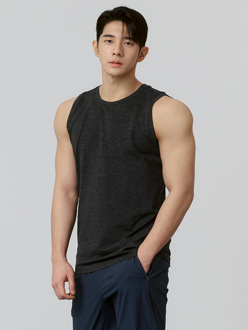 Men's 網眼無縫訓練背心上衣｜共4色｜XMK2TE1002