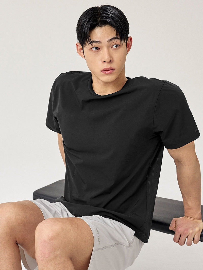 Men's 柔軟網眼訓練短袖上衣｜共5色｜XMK2TS1001