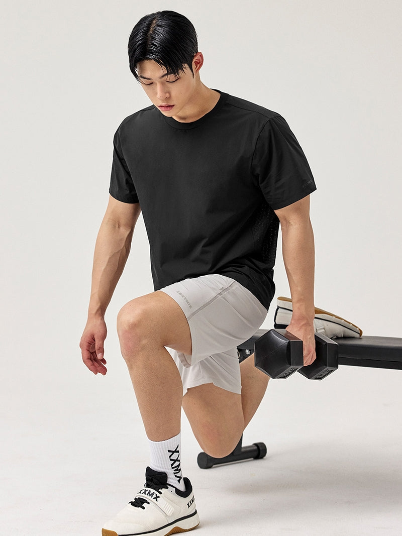 Men's 柔軟網眼訓練短袖上衣｜共5色｜XMK2TS1001