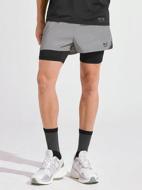 RX Men's All-Over反光短褲(2 in 1) ｜反光銀｜XMK3PS1003