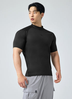 MuscleTech Men's 立領短袖上衣 ｜共3色｜XMK3TS1002