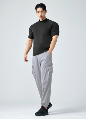 MuscleTech Men's 立領短袖上衣 ｜共3色｜XMK3TS1002