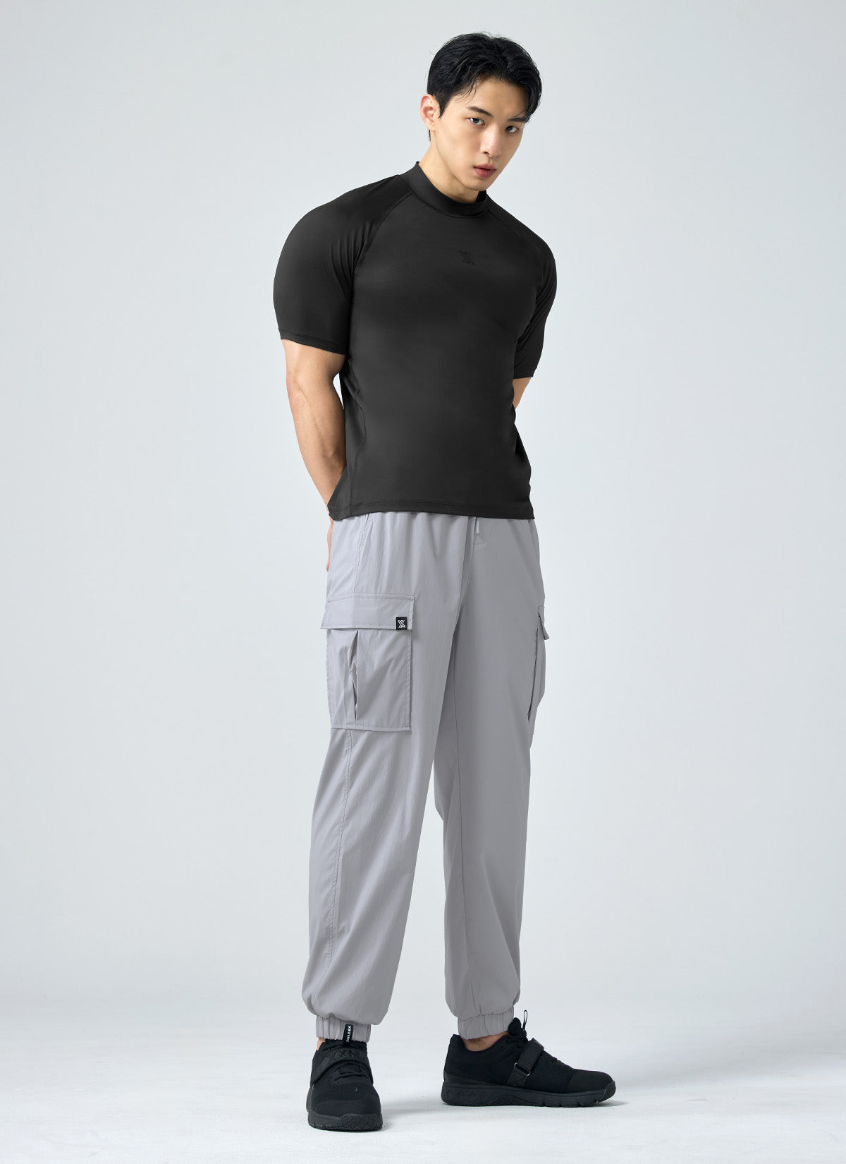 MuscleTech Men's 立領短袖上衣 ｜共3色｜XMK3TS1002