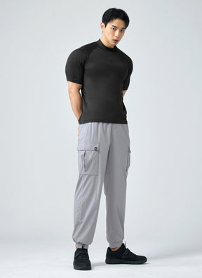 MuscleTech Men's 立領短袖上衣 ｜共3色｜XMK3TS1002