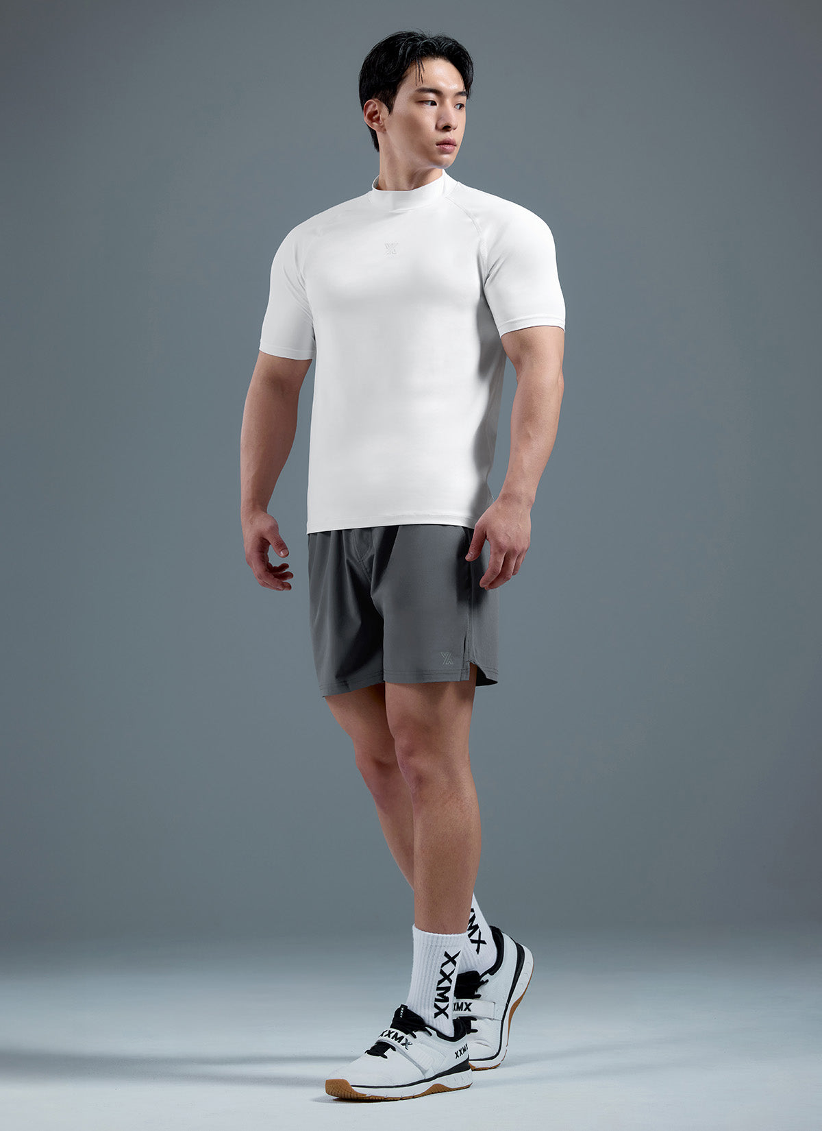 MuscleTech Men's 立領短袖上衣 ｜共3色｜XMK3TS1002