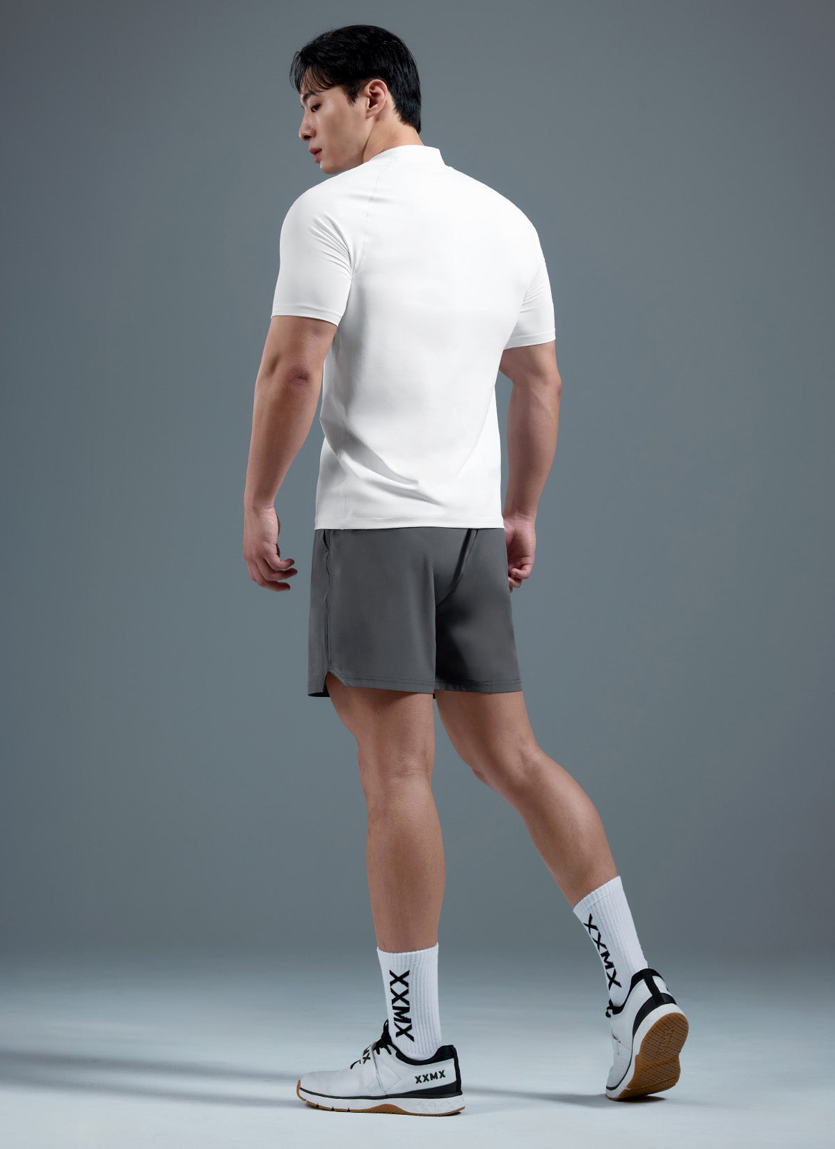 MuscleTech Men's 立領短袖上衣 ｜共3色｜XMK3TS1002