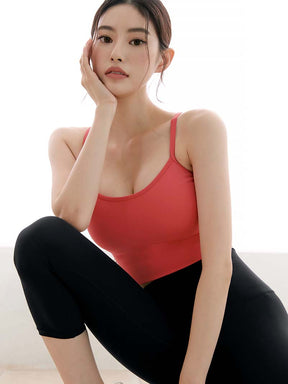 簡約美背交叉細肩帶上衣｜共5色｜XT7104E