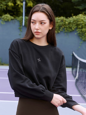 X標誌圓領柔軟收腰短版大學TEE｜共4色｜XTFMT05J3