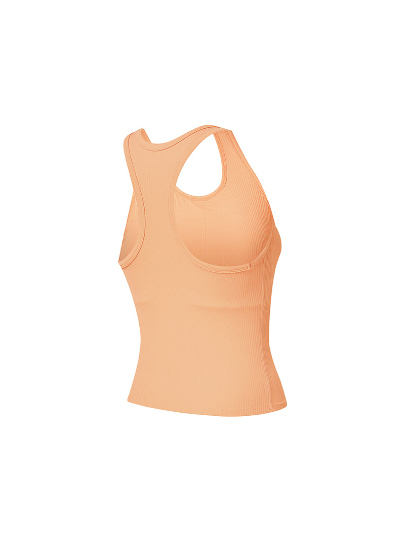 柔軟羅紋挖背設計背心上衣｜共6色 ｜XWFBR03J1