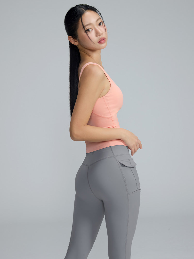 黑標360N 工裝風格口袋緊身褲｜共10色｜XWFLG01H3