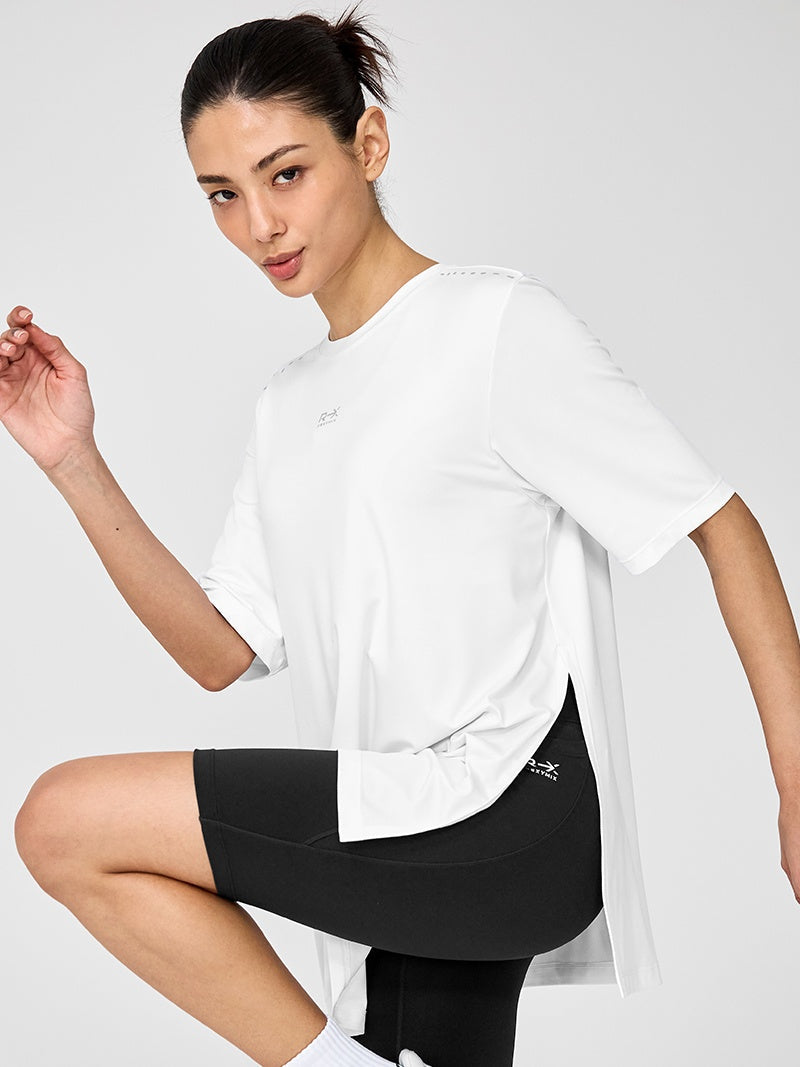 RX CoolDry Over Fit 開衩綁結短袖上衣｜共5色｜XWFST11J2