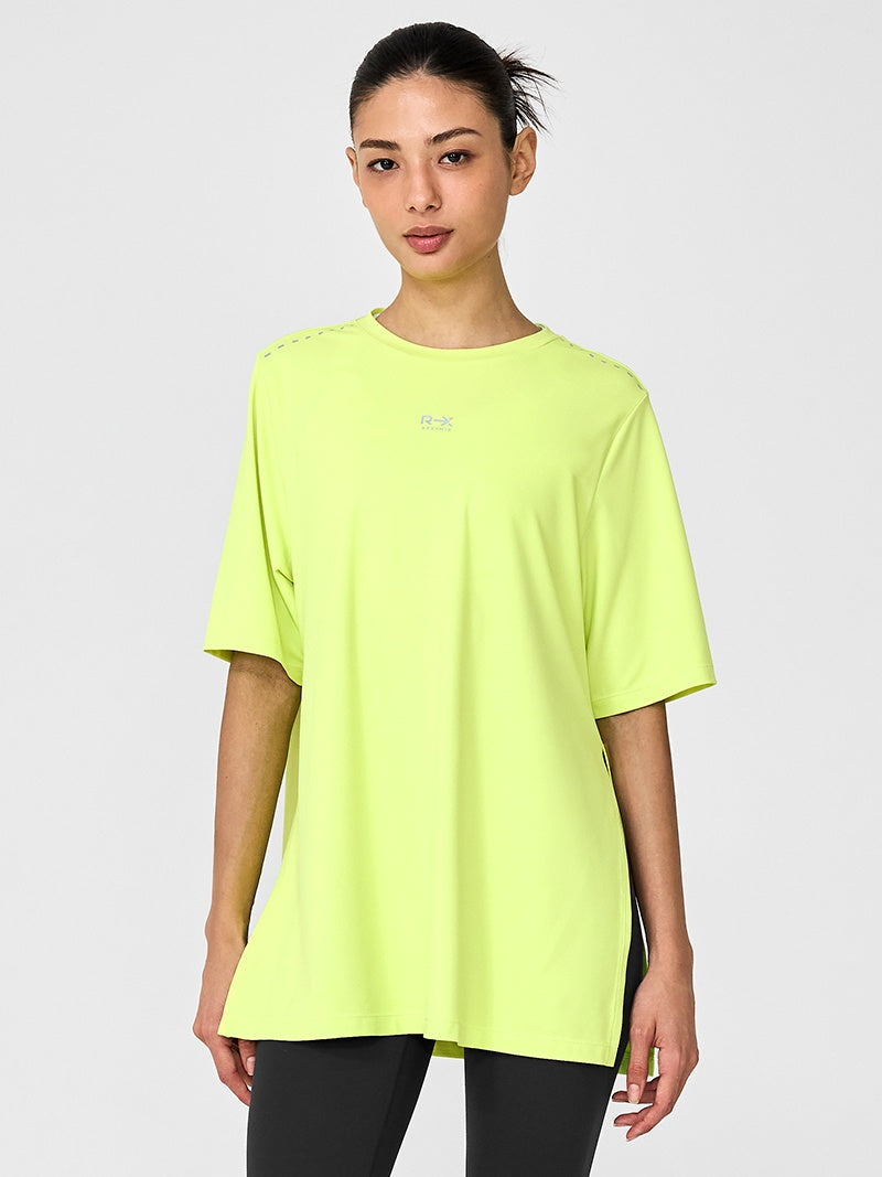 RX CoolDry Over Fit 開衩綁結短袖上衣｜共5色｜XWFST11J2