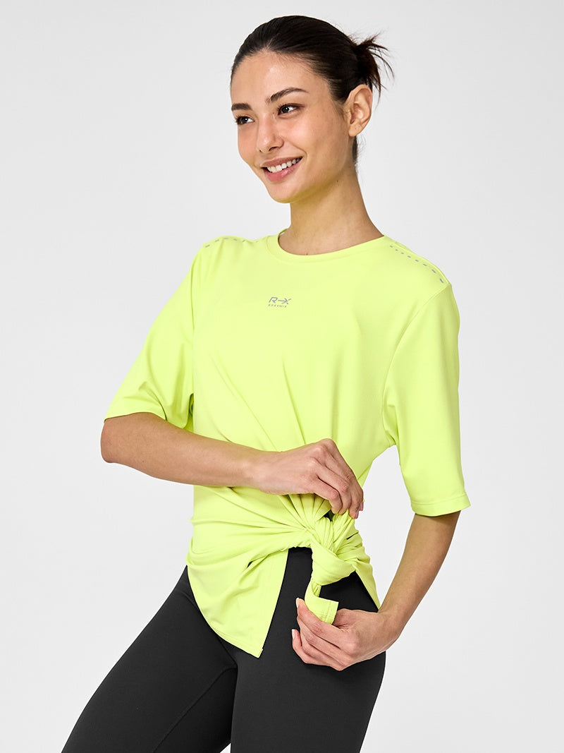 RX CoolDry Over Fit 開衩綁結短袖上衣｜共5色｜XWFST11J2